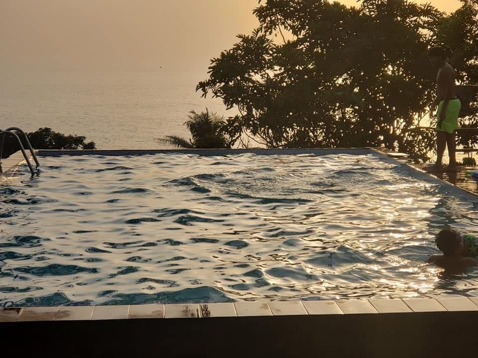 Infinity Pool Overlooking Sea